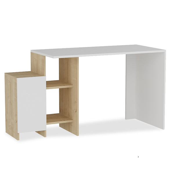Офис бюро Kely в цвят бял дъб 113x55x74см