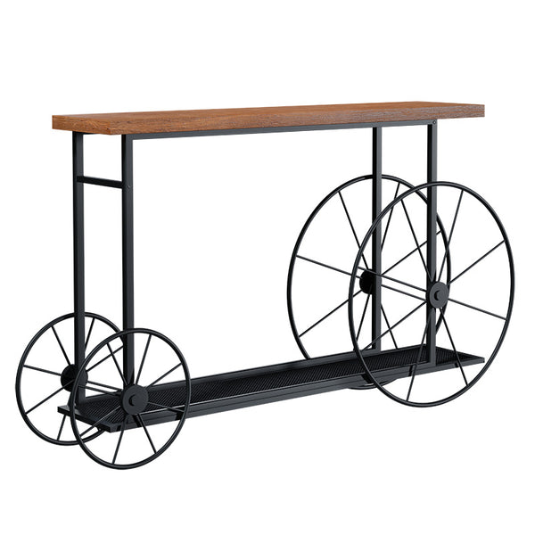 Конзола BIKE в цвят черен орех 148x28x85см