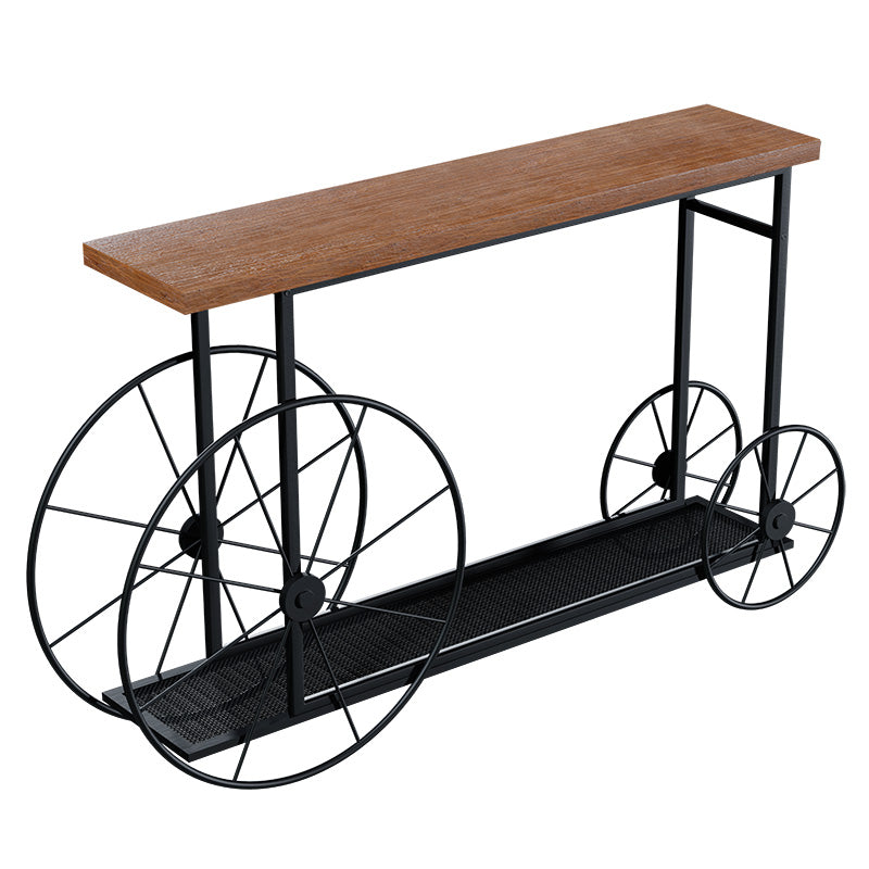 Конзола BIKE в цвят черен орех 148x28x85см