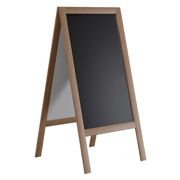 Стойка за меню Felex орех-черна 50x25x100см
