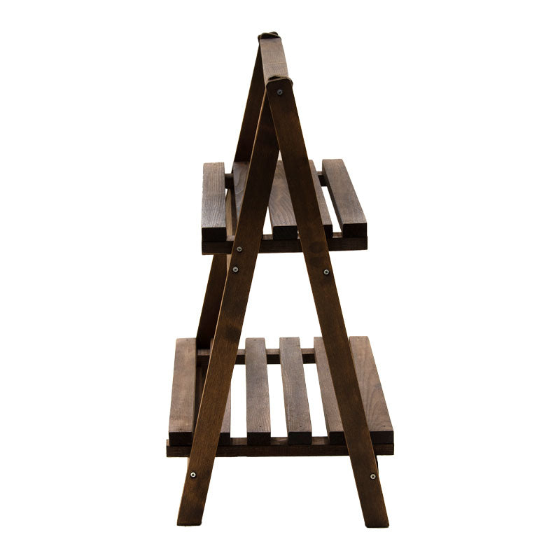 Етажерка за растения Fenno дърво в цвят орех 58x34x67см