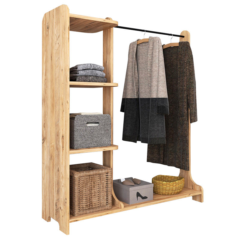 Мебели за антре Renesme светъл орех 106x35x128см