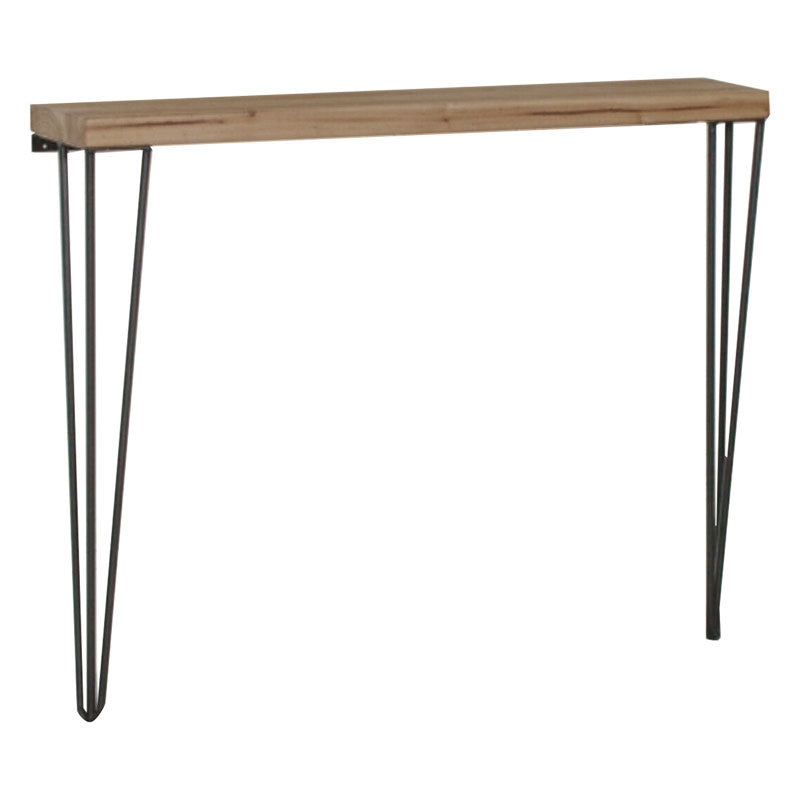 Конзола Tetty черна-черна 90х14х75см