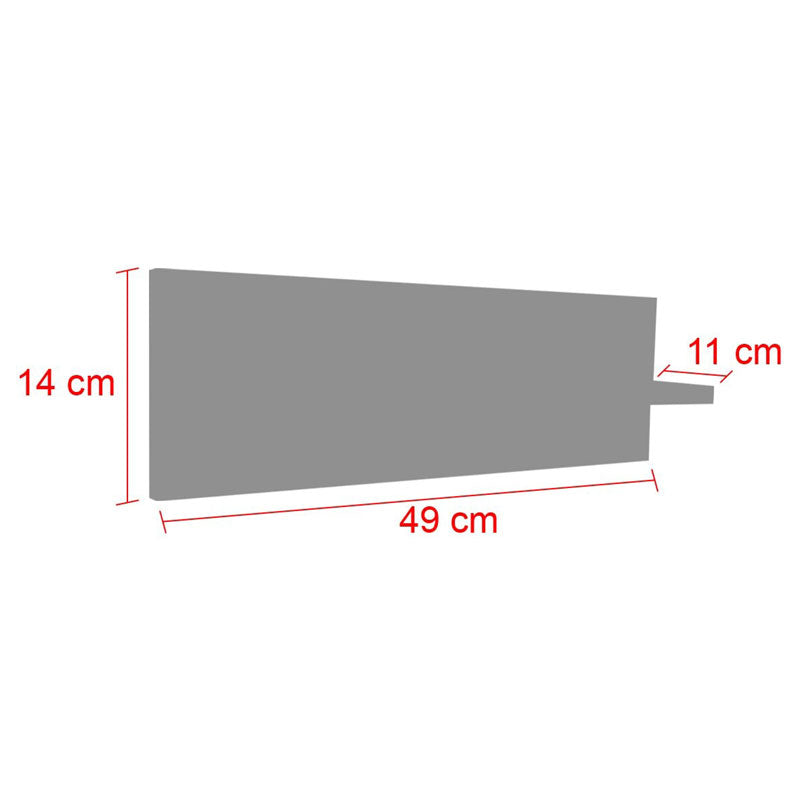 Закачалка Lolia цвят натурал 49x11x14см