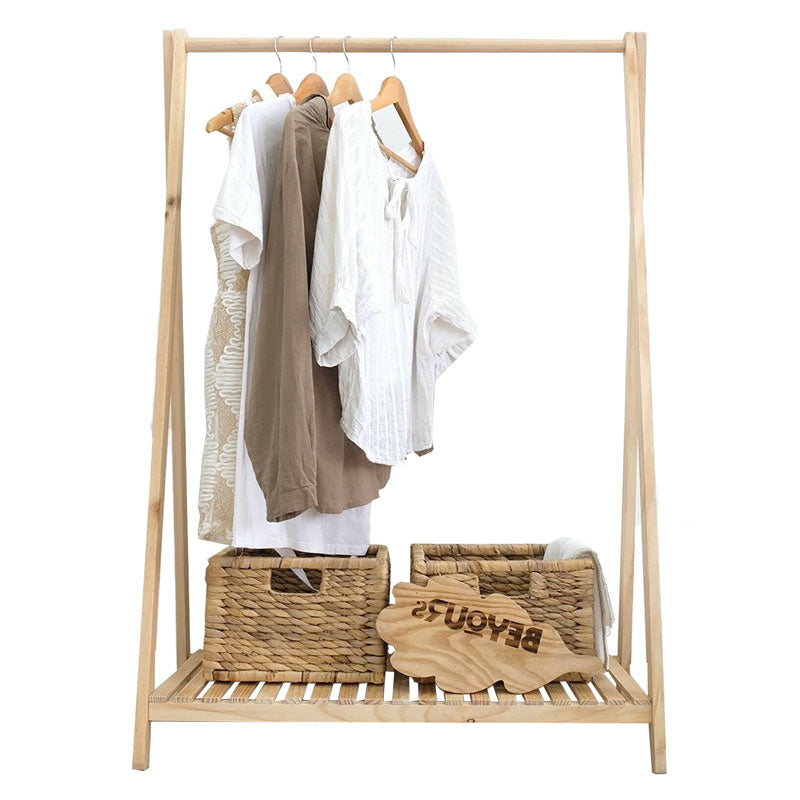 Мебели за антре Leone естествени 86x38x125см