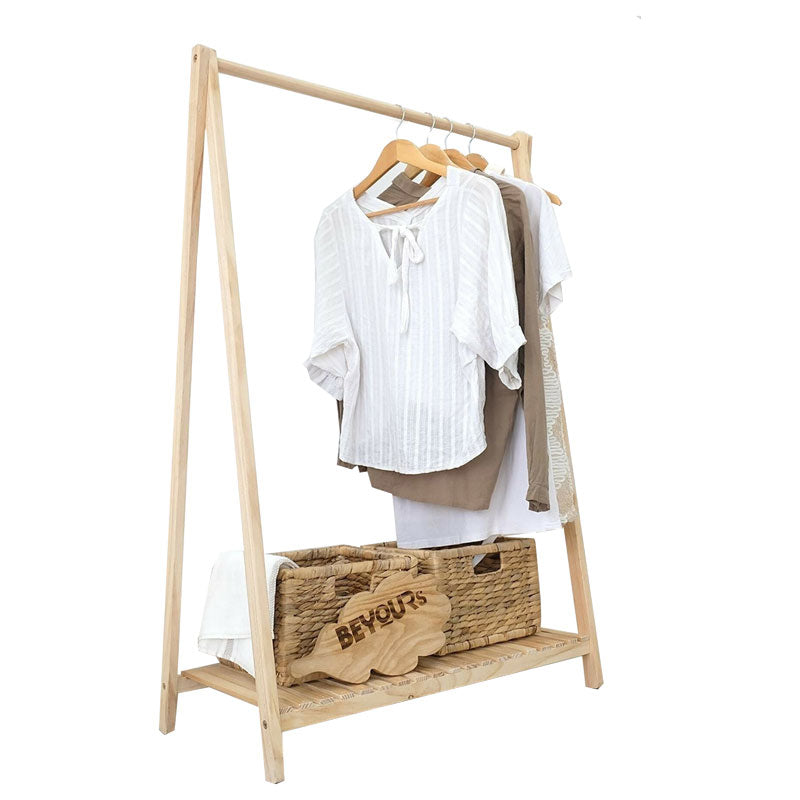 Мебели за антре Leone естествени 86x38x125см