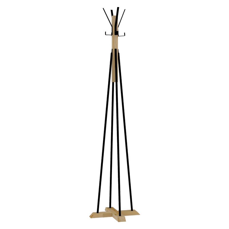 Закачалка за дрехи Myra в естествен черен цвят D40x160см