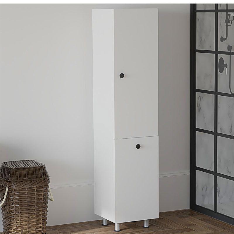 Шкаф Gingo меламин бял 33x35x159см