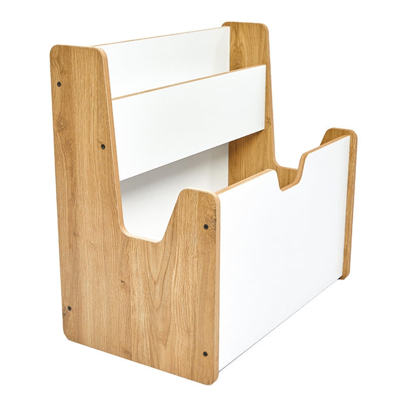 Стелаж естествен-бял мдф 57x34x55см