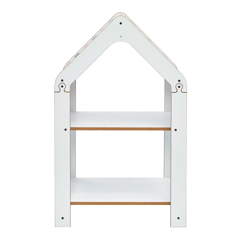 Монтесори етажерка ZOILEN бяло-розов мдф 50x30x80см