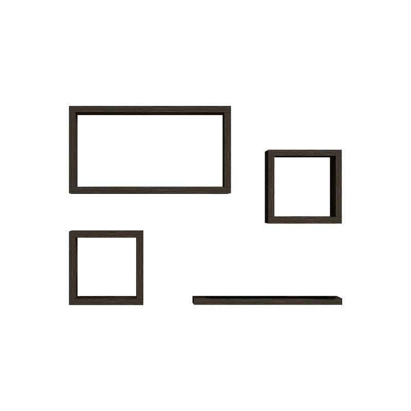 Меламинов рафт Babine в цвят антрацит 84x15x44см