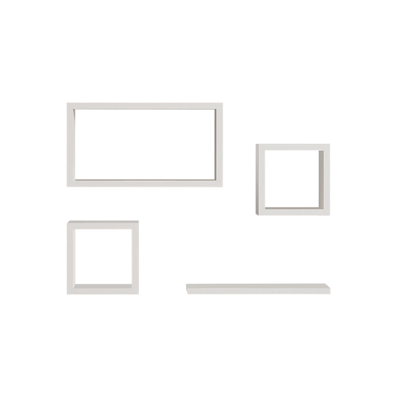 Меламинова етажерка Babine в бял нюанс 84x15x44см