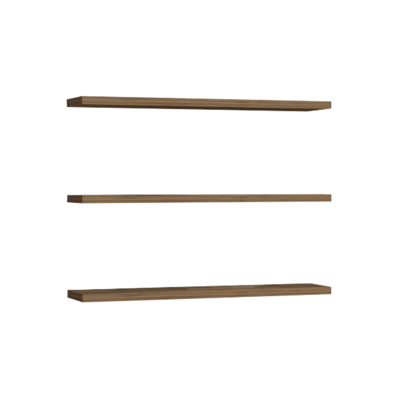 Стенен рафт Edna меламин в цвят орех 60x14.5x1.8cm