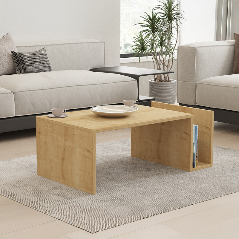 Холна маса Poko от дъб 86,8x50x32,4 см