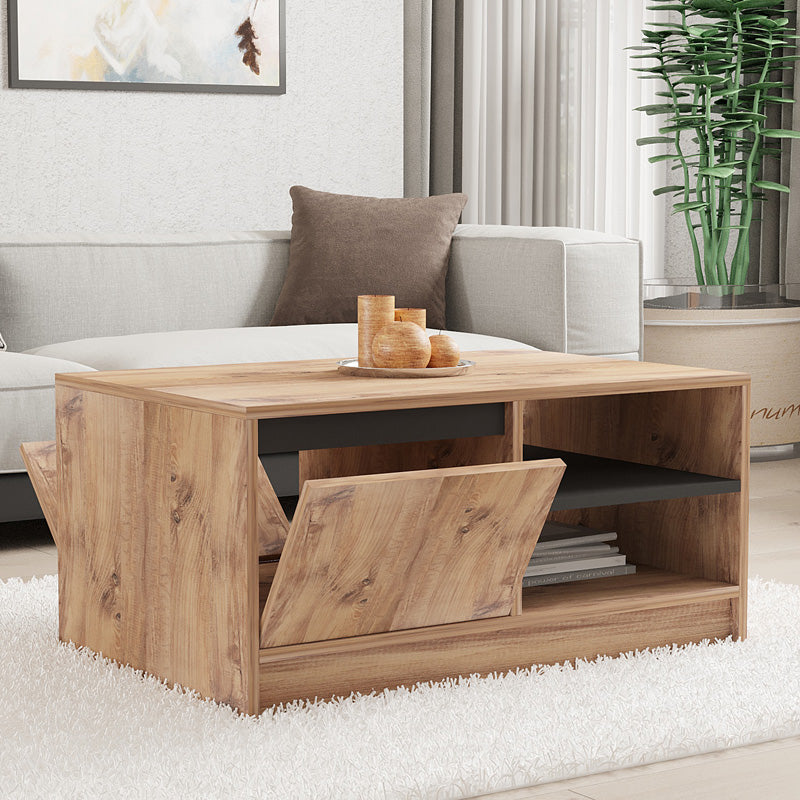 Холна маса Narli в нюанс sonoma 90x60x45см