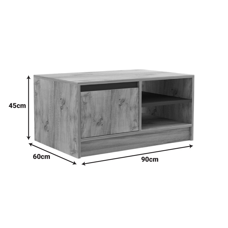 Холна маса Narli в нюанс sonoma 90x60x45см