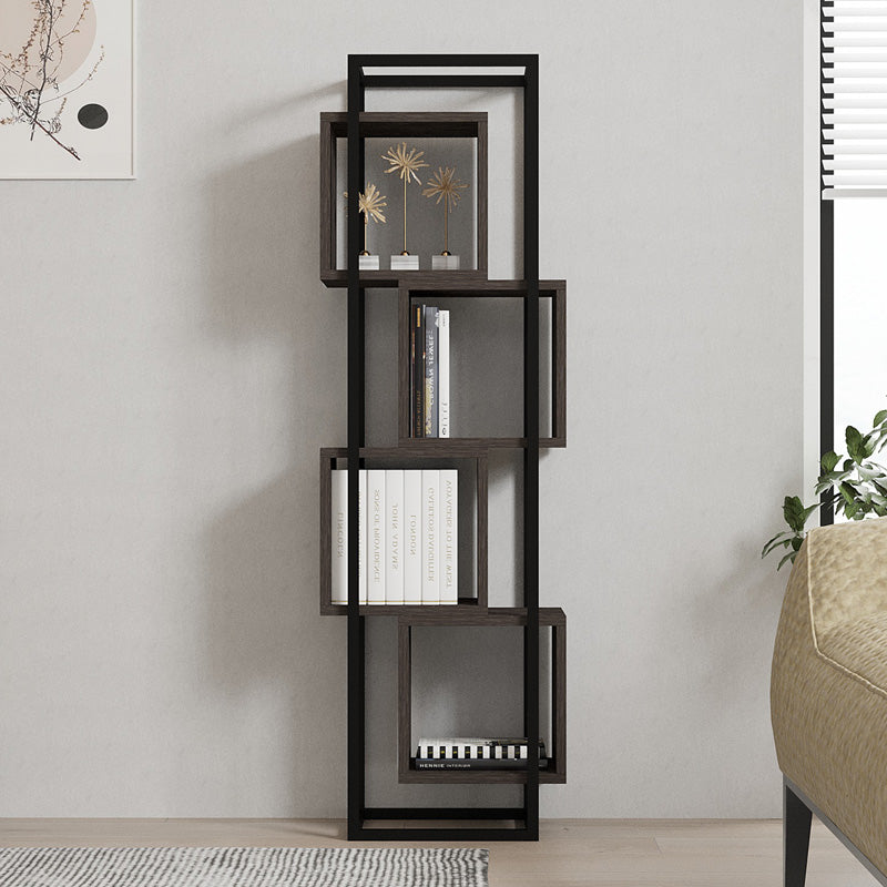 Етажерка Gridur цвят тъмен орех 44x29x140см