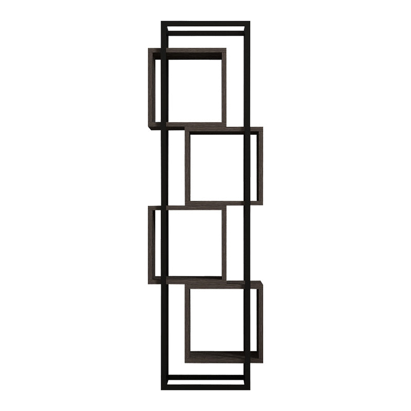 Етажерка Gridur цвят тъмен орех 44x29x140см