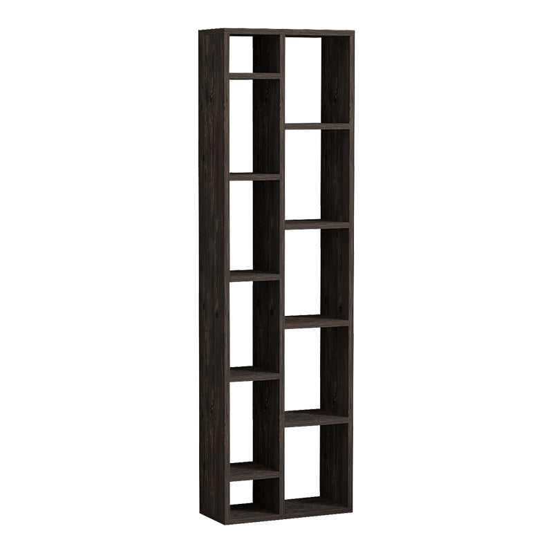 Библиотека Minicu цвят тъмен орех 44,4x19,6x150 см