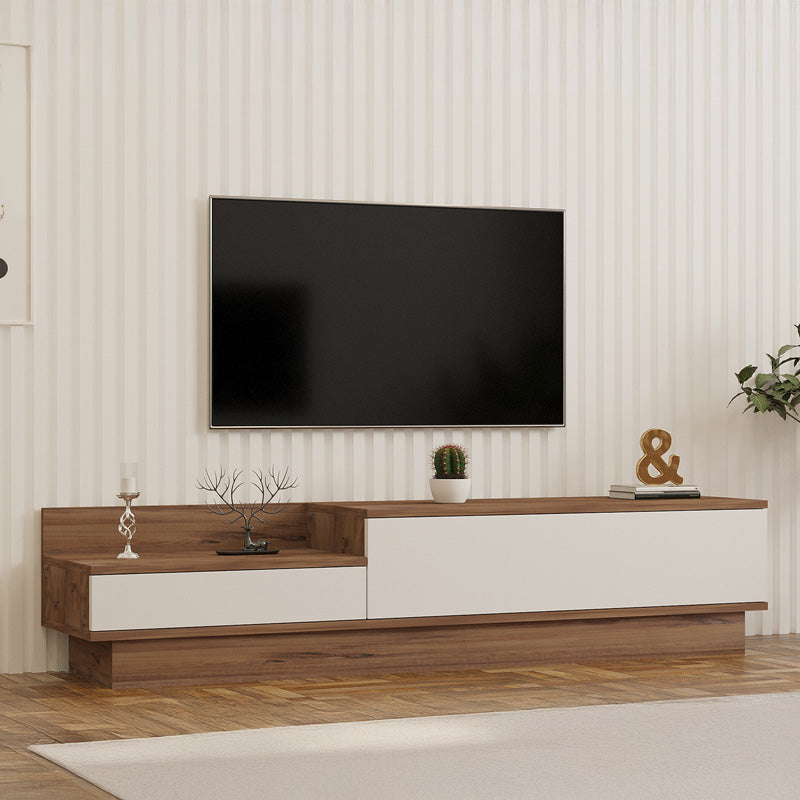 ТВ шкаф Eclipse в нюанс крем-дъб 160x35x35см