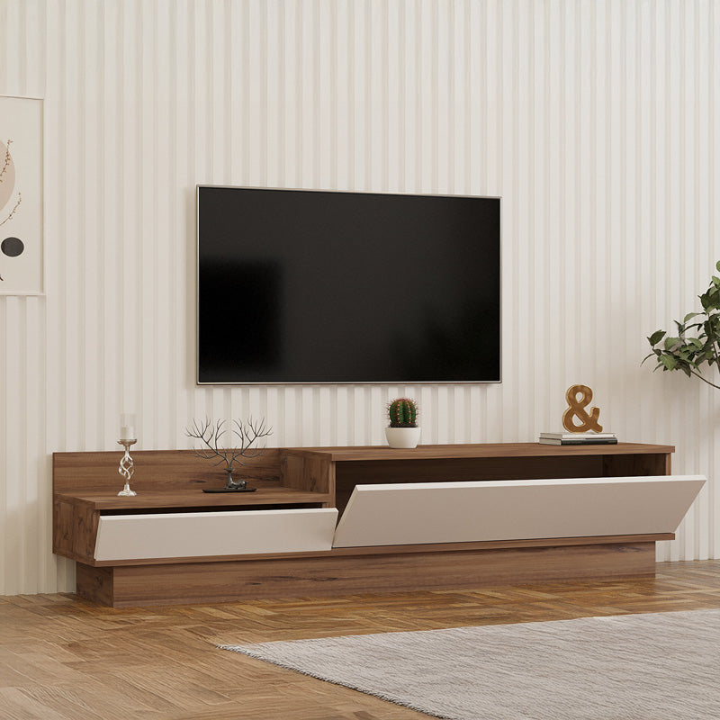 ТВ шкаф Eclipse в нюанс крем-дъб 160x35x35см