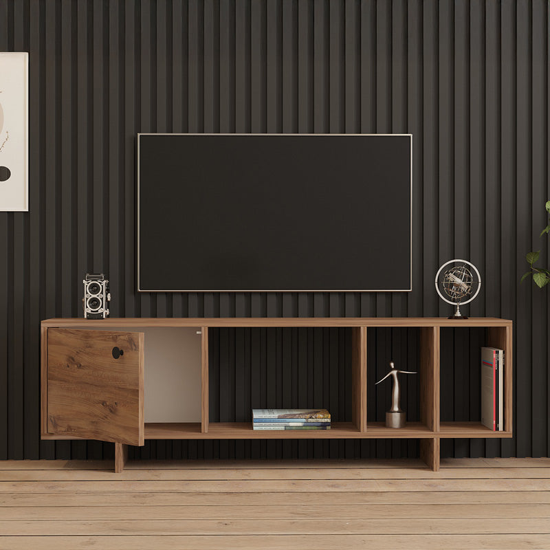 ТВ шкаф Mueble в сонома цвят 140x29x45см