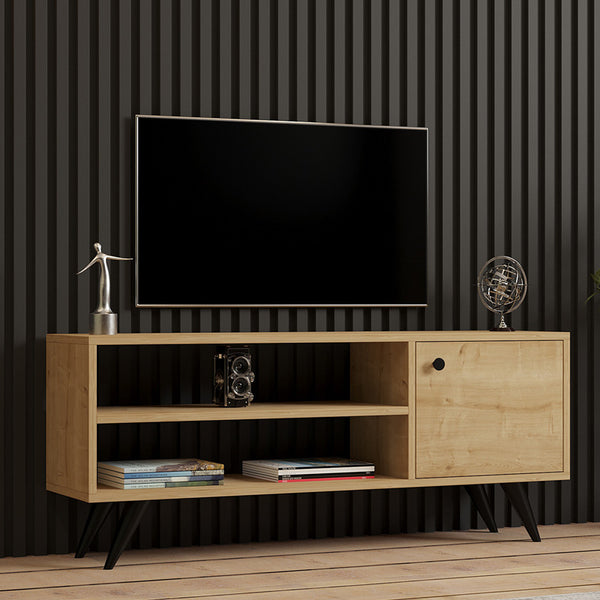 ТВ шкаф WISON цвят дъб 120x29x50см