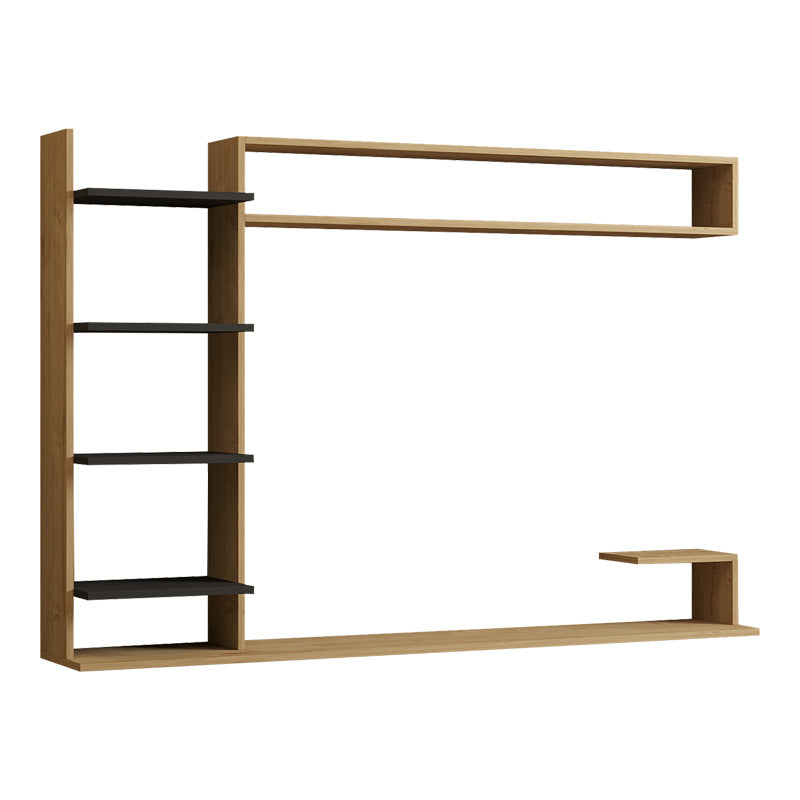 Стенен тв шкаф Dilan цвят дъб-антрацит 180x29.60x121.80cm