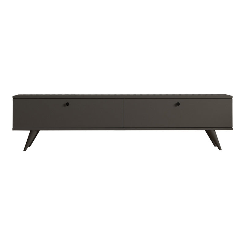 ТВ шкаф JATE цвят антрацит 160x25x40см