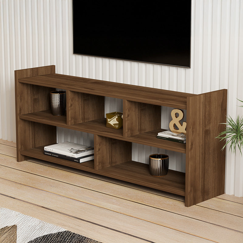 ТВ шкаф Kapri цвят орех 120x28x55см