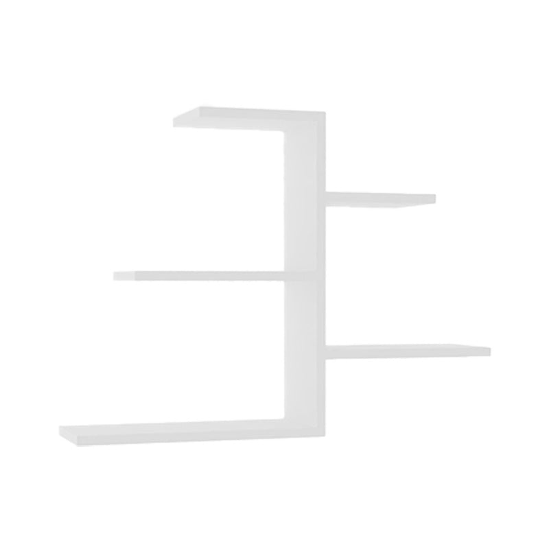 Стенен рафт Callum в бял нюанс 82.2x19.6x48см