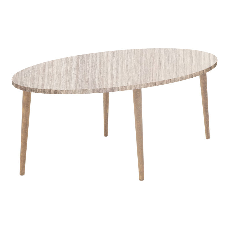 Холна маса Barton с естествен плот и орехови крака 90x45x40 см