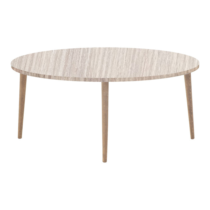 Холна маса BARTON с естествен плот и орехови крака 90x45x40 см