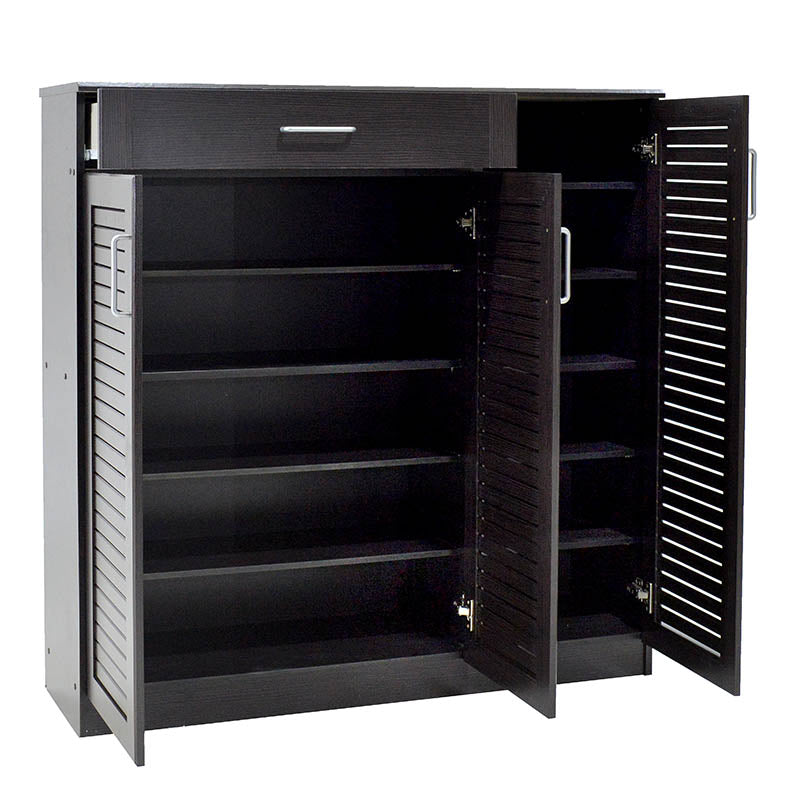 Шкаф за обувки SANTE 30 чифта венге 120x37x123см