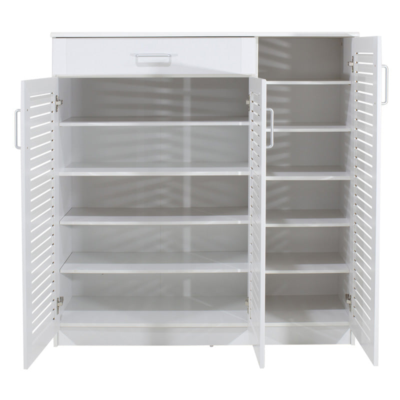 Шкаф за обувки  SANTE   30 чифта бял 120x37x123см