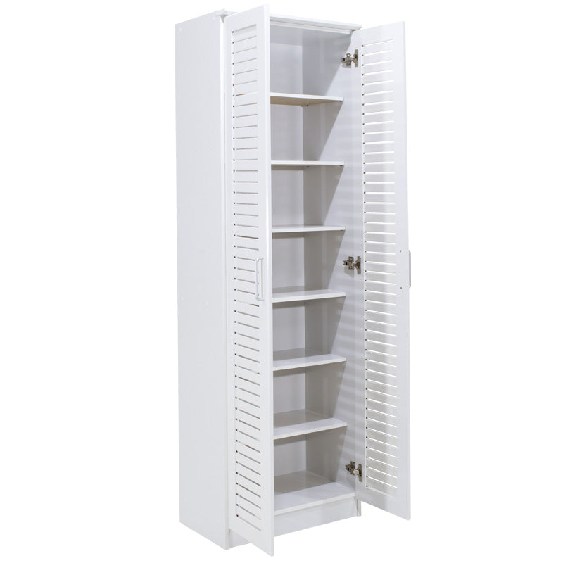 Шкаф за обувки  SANTE  21 чифта  бял 60x37x183см