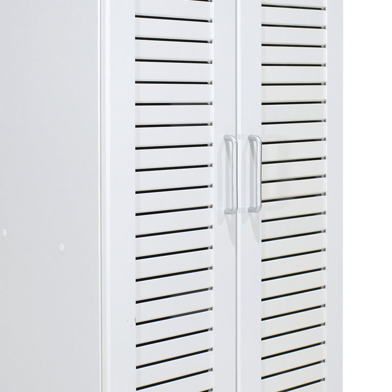 Шкаф за обувки  SANTE  21 чифта  бял 60x37x183см