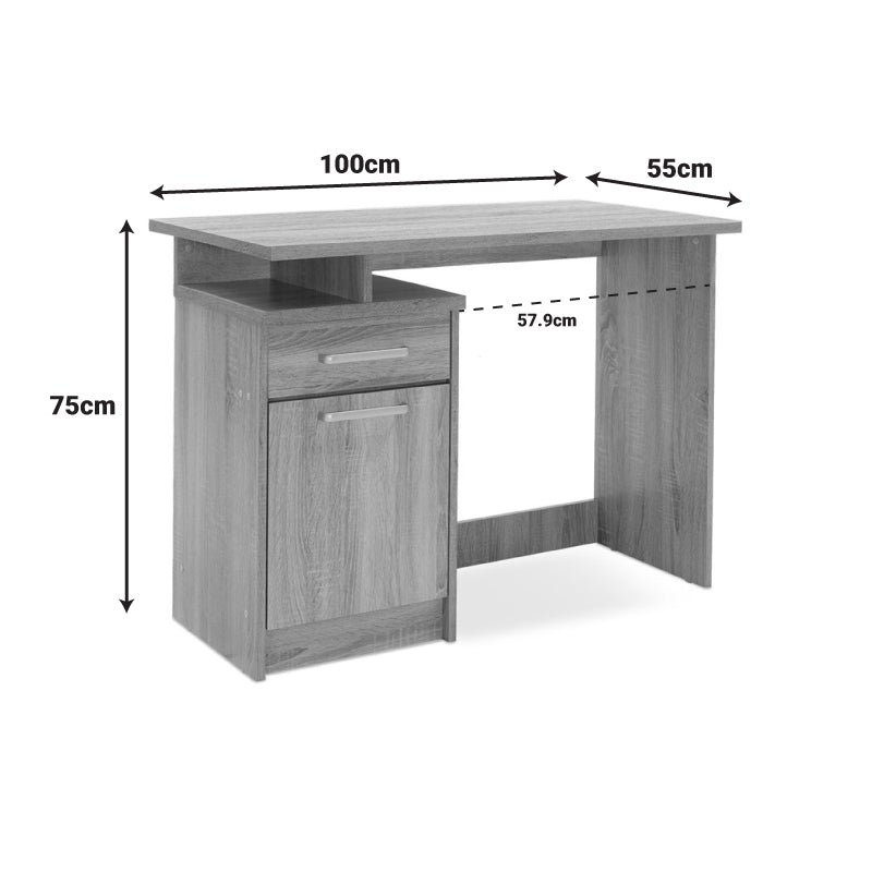 Детско работно бюро Looney цвят сонома 100x55x75см