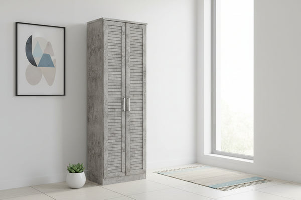 Шкаф за обувки SANTE 21 чифта античен антрацит 60x37x183см