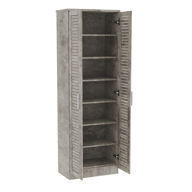 Шкаф за обувки SANTE 21 чифта античен антрацит 60x37x183см