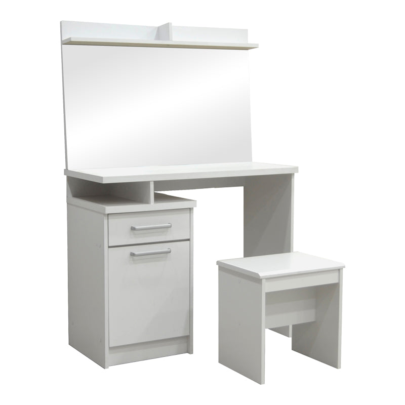 Тоалетка с огледало OLYMPUS  в бял цвят 90.5x39.5x75см