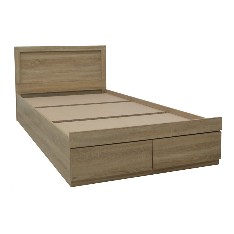 Легло OLYMPOS с чекмедже в светъл дъб 120x200см