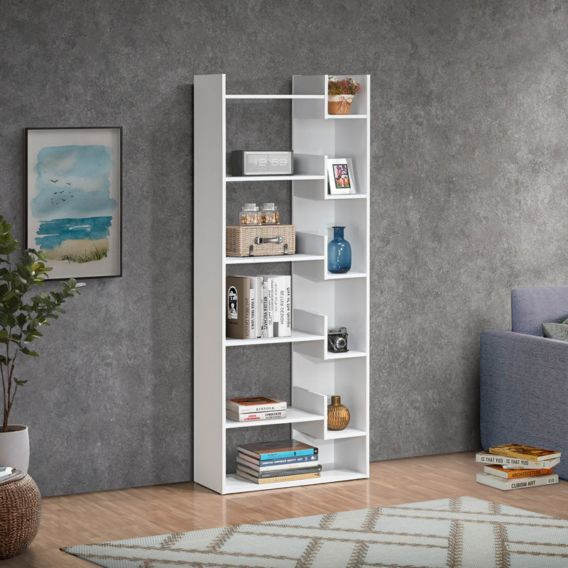 Етажерка NAYA в бял цвят 72x30x182.5см