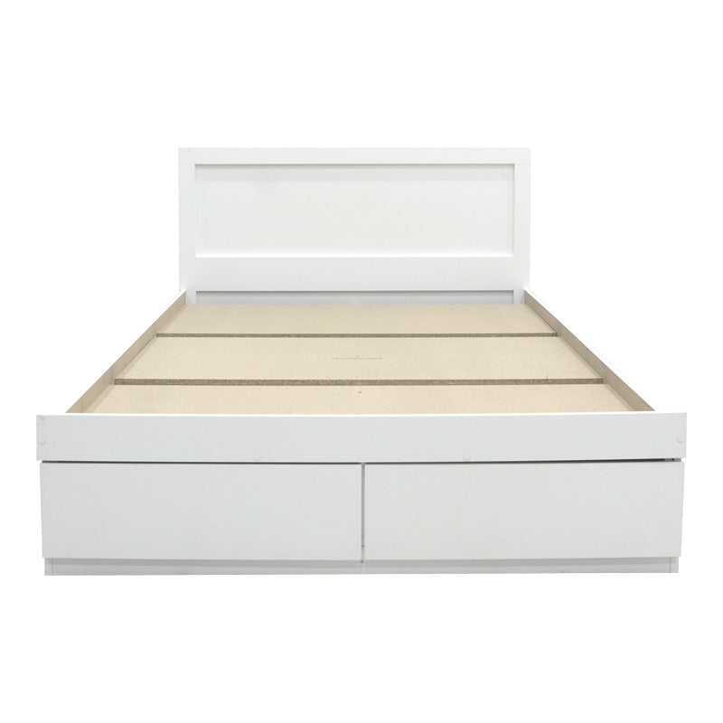 Легло Оlympus с чекмедже в бял цвят 150х200см