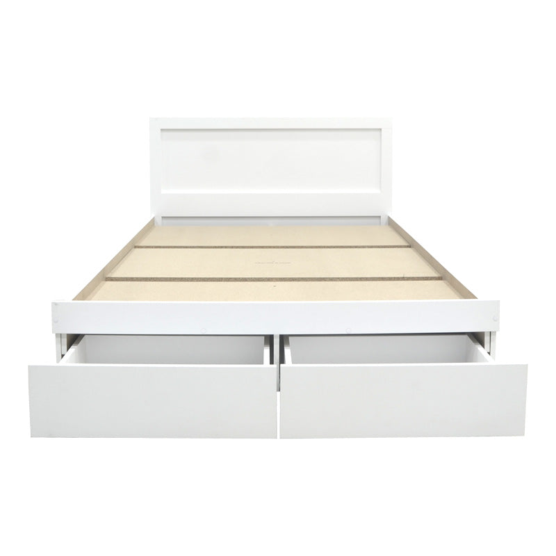 Легло Оlympus с чекмедже в бял цвят 150х200см