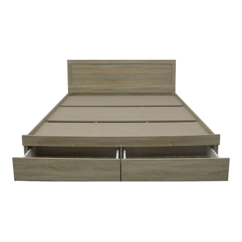 Легло Оlympus с чекмедже в цвят светъл дъб 160х200см