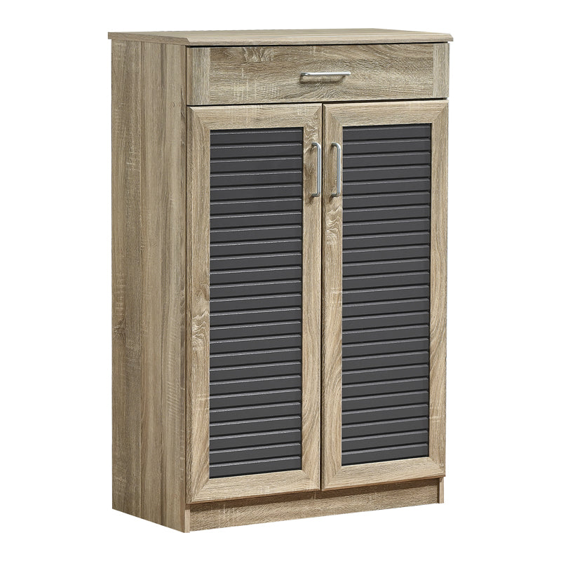Шкаф за обувки SANTE 20 чифта сонома - тъмносив цвят 80x37x123см