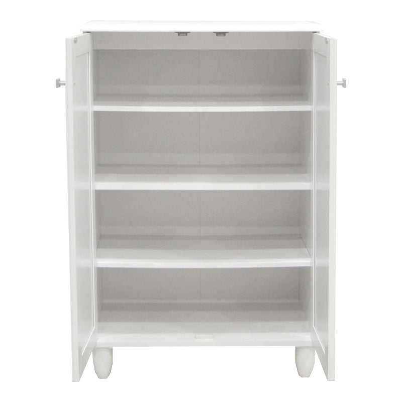 Шкаф за обувки SANTO 10 чифта в бял цвят 60x34.5x91.5см