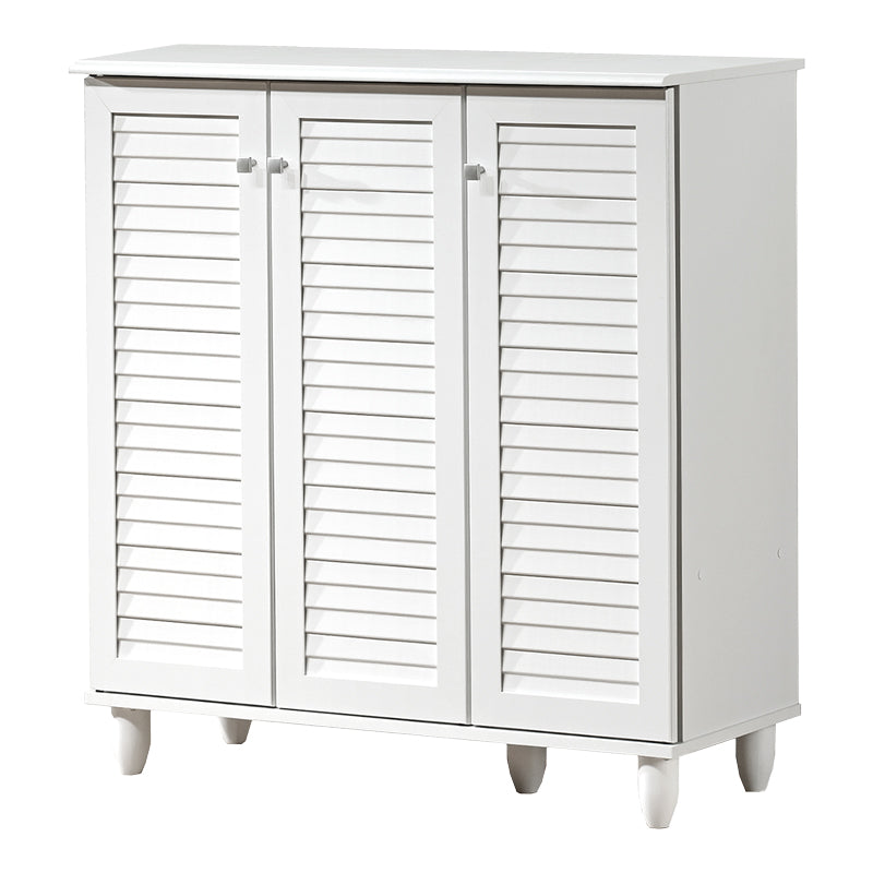 Шкаф за обувки SANTO 16 чифта в бял цвят 89.5x34.5x91.5см