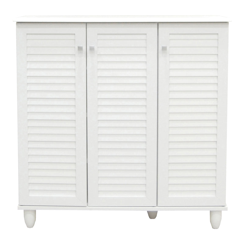 Шкаф за обувки SANTO 16 чифта в бял цвят 89.5x34.5x91.5см